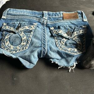 jean shorts from a boutique